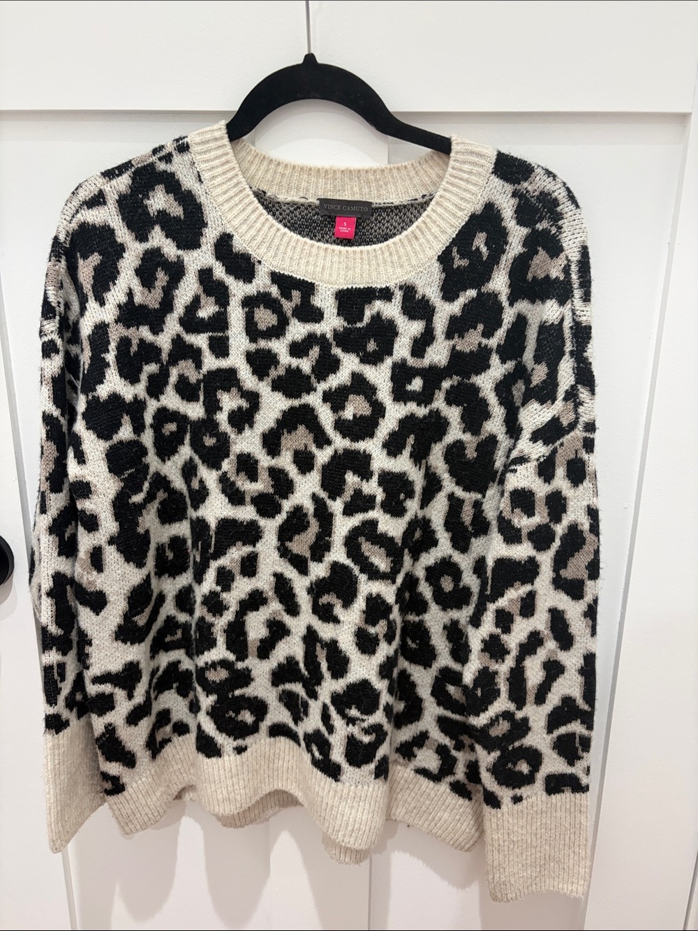 Vince Camuto Animal Print Sweater